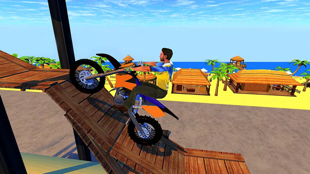 Racing Bike Stunts & Ramp Riding Zrzut ekranu 2
