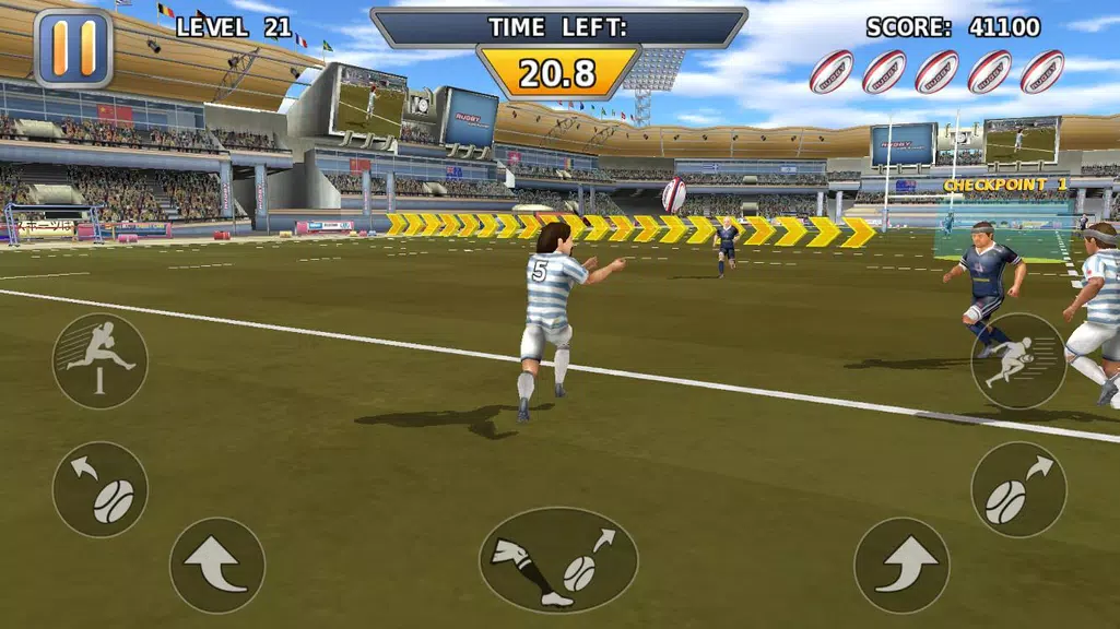 Rugby: Hard Runner Ảnh chụp màn hình 2