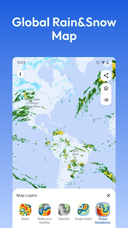 Weather Radar RainViewer應用截圖第2張