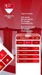 Singapore VPN Get Singapore IP Captura de pantalla 1