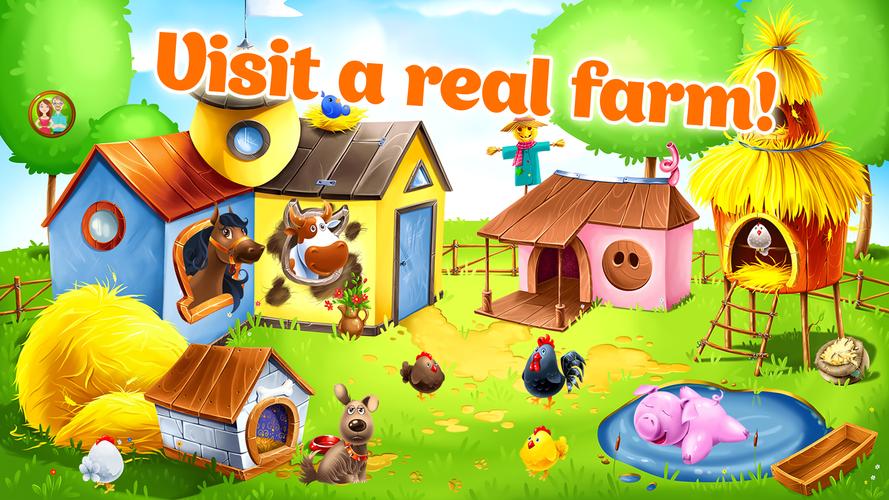 Jeu de Ferme jeux pour enfants Capture d'écran 0
