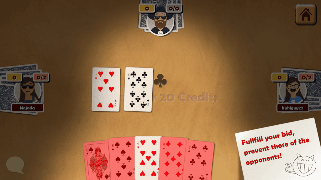 Oh Hell - Online Spades Game スクリーンショット 1