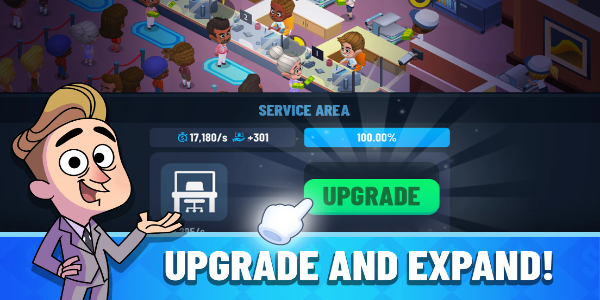 Idle Bank Tycoon: Money Empire应用截图第0张