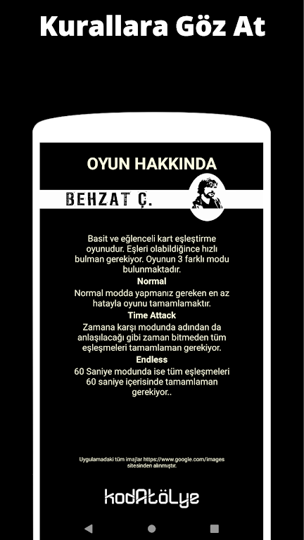 Behzat C. Card Matching Game应用截图第3张