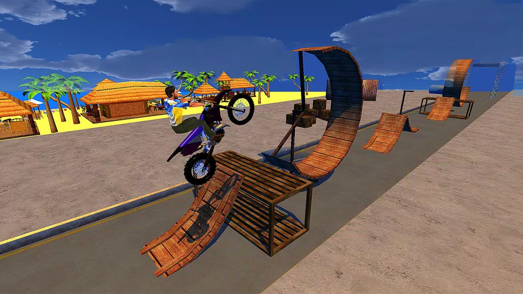 Racing Bike Stunts & Ramp Riding Zrzut ekranu 1