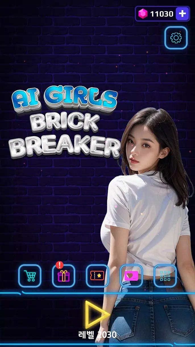 Brick Breaker - AI Girls Captura de pantalla 0