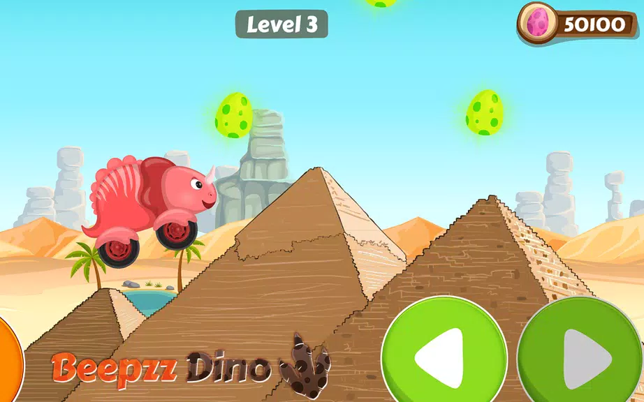 Car games for kids - Dino game স্ক্রিনশট 1