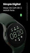 Simple Digital: Watch face Schermafbeelding 0