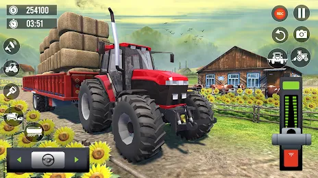 Super Tractor Farming Games Zrzut ekranu 2