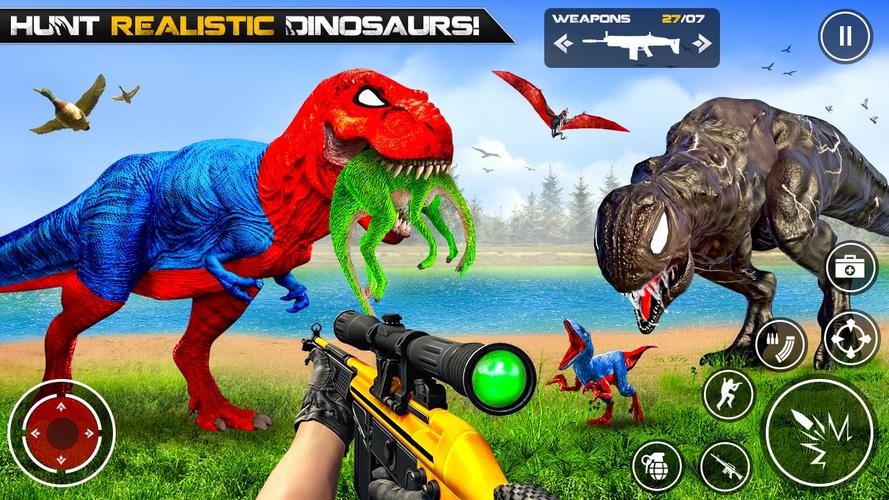 Schermata Dinosaur Hunting Gun Games 2