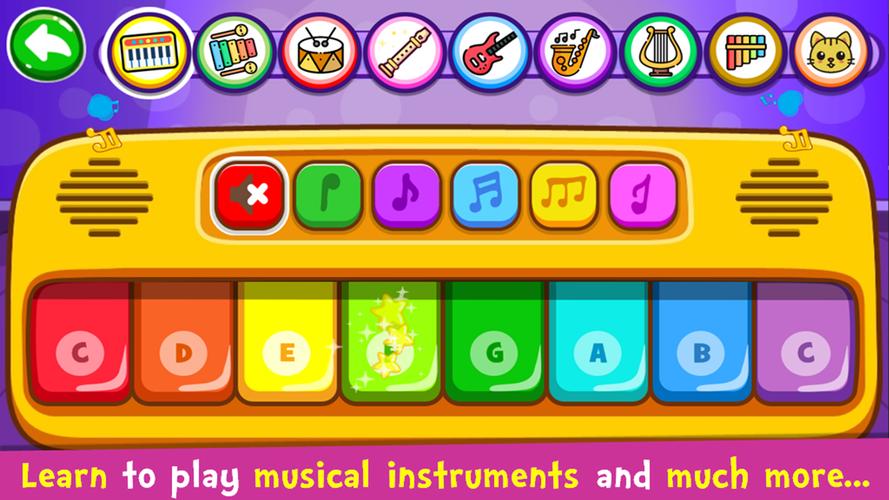 Piano Crianças Música Canções Captura de tela 0