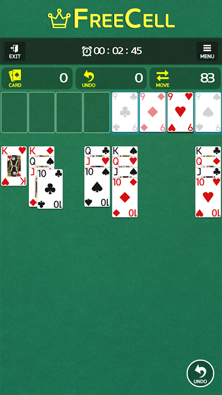 FreeCell - Classic Card Game Zrzut ekranu 2