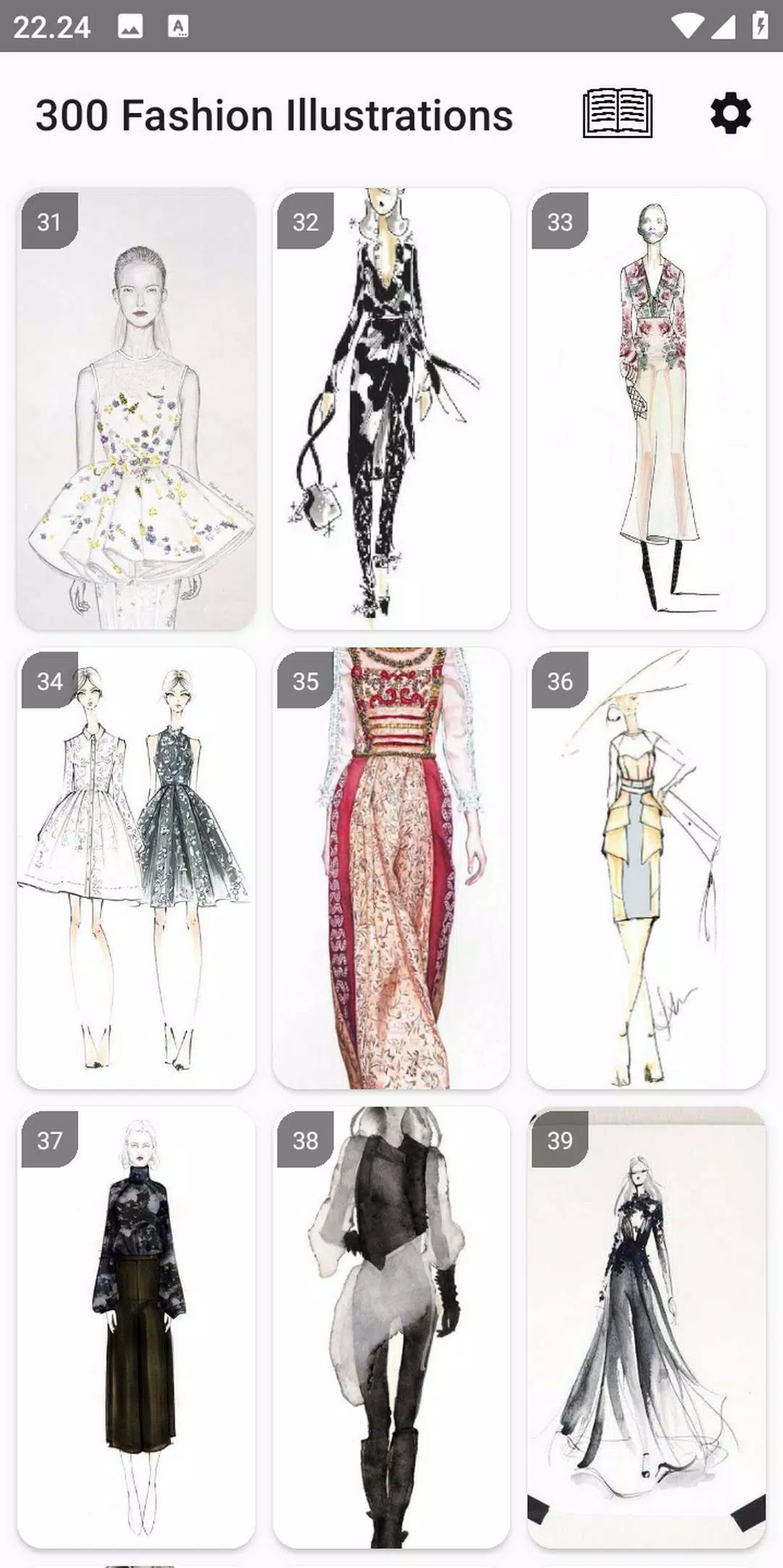 300 Fashion Illustrations ภาพหน้าจอ 1