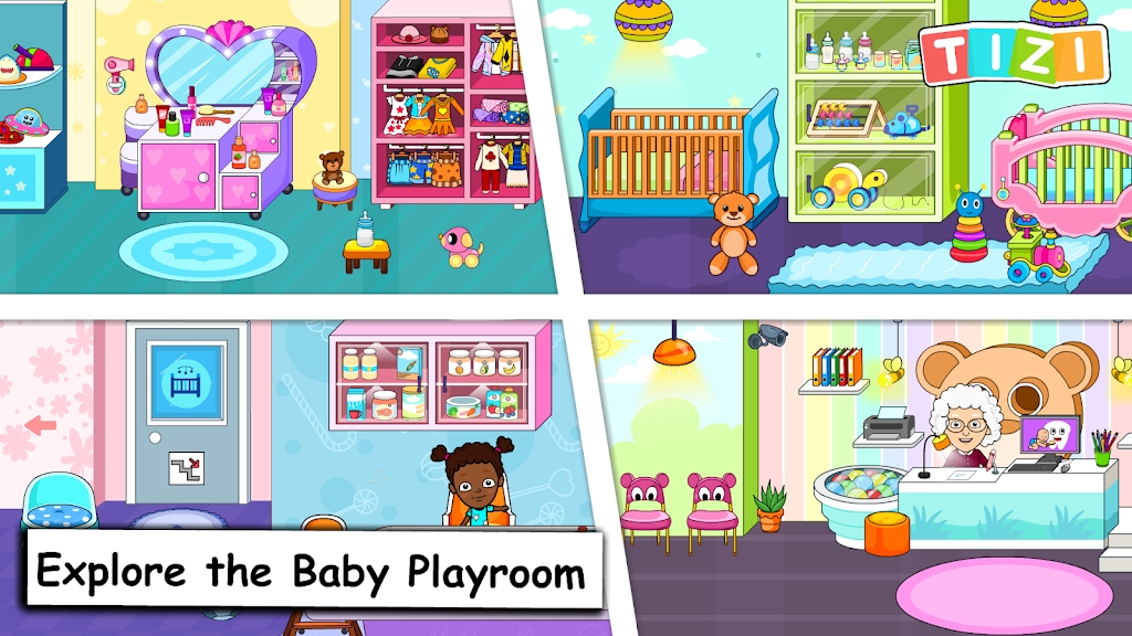 Schermata My Tizi Town Daycare Baby Game 1