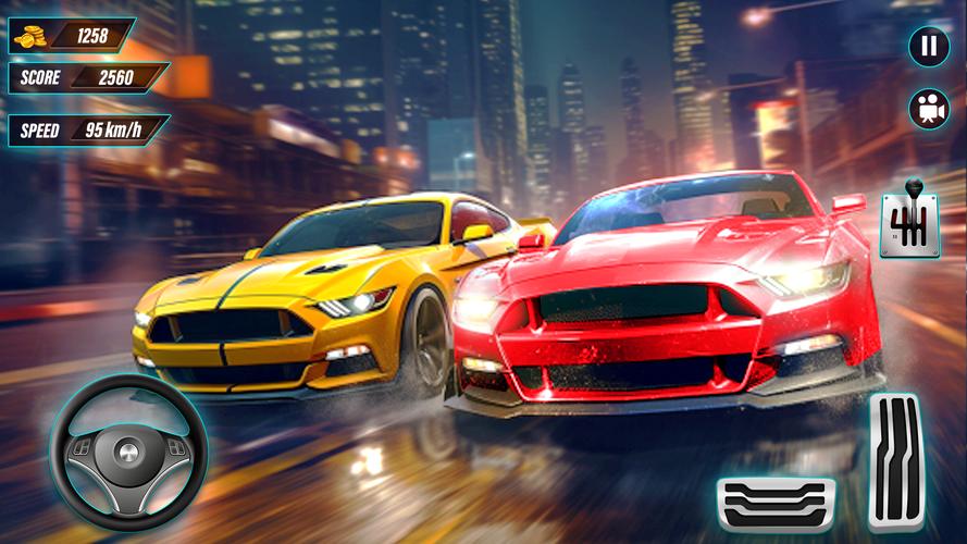 Schermata Highway Car Racing: Car Games 3