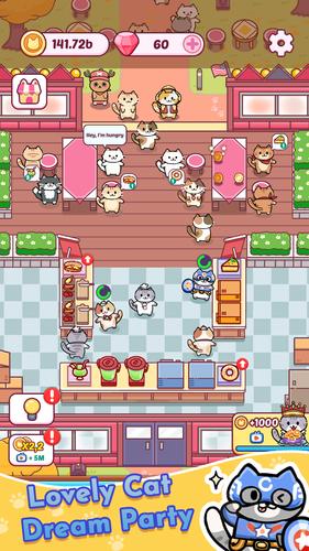 Cat Bar - Restaurant Tycoon Captura de pantalla 1
