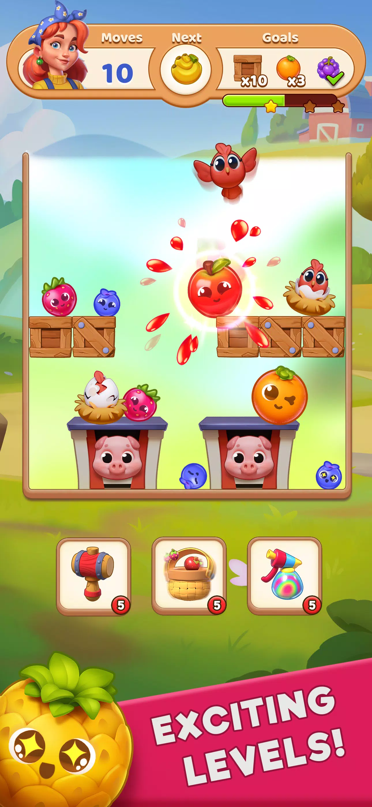 FruitFall! ဖန်သားပြင်ဓာတ်ပုံ 2