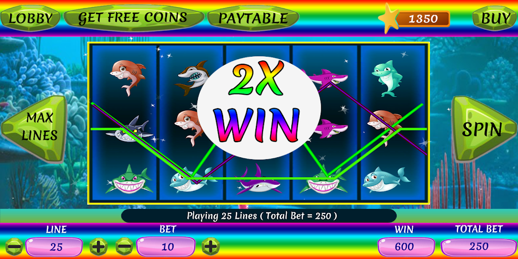 Shark Slots Schermafbeelding 1