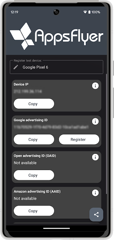 My Device ID by AppsFlyer Captura de tela 3