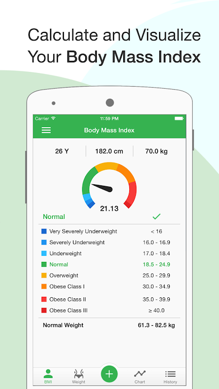 BMI Calculator: Weight Tracker স্ক্রিনশট 0