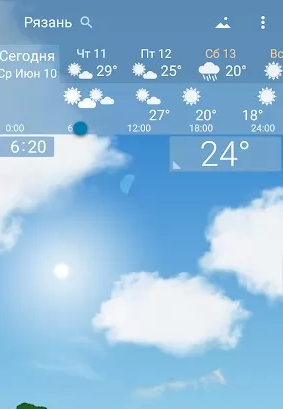 Awesome weather YoWindow live weather wallpaper স্ক্রিনশট 1