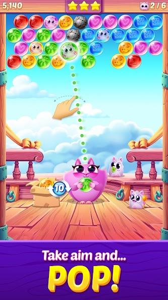 Cookie Cats Pop - Bubble Pop Mod स्क्रीनशॉट 2