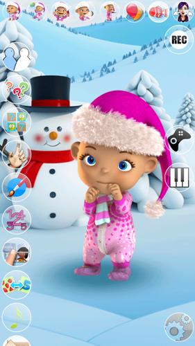 Talking Baby Babsy Winter Fun Captura de tela 1