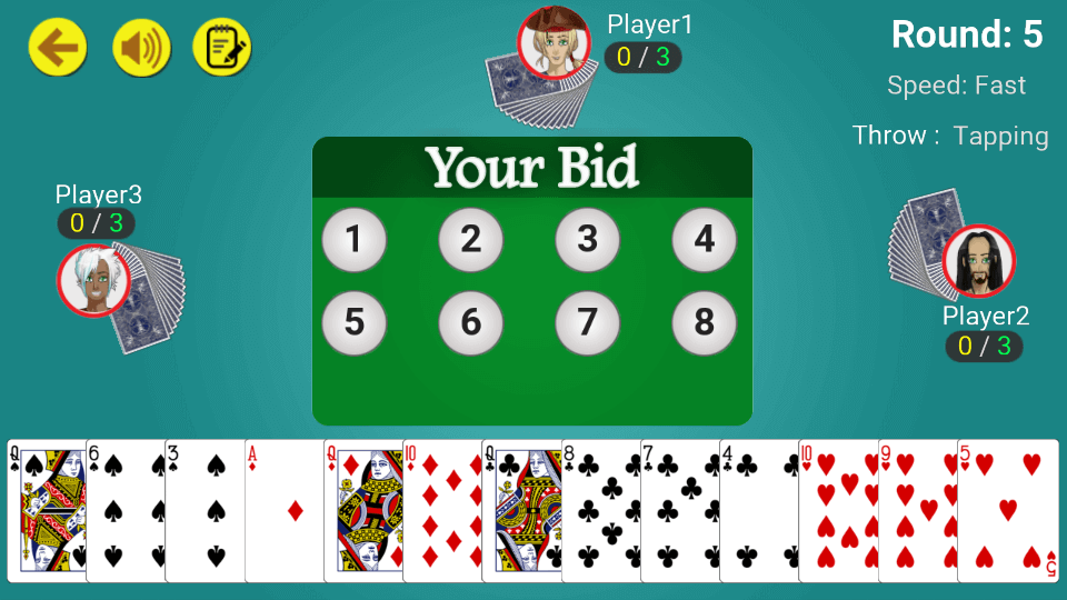Call break : Offline Card Game Tangkapan skrin 1