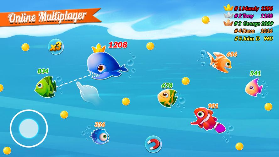 Fish.IO Fish Games Shark Games ဖန်သားပြင်ဓာတ်ပုံ 1