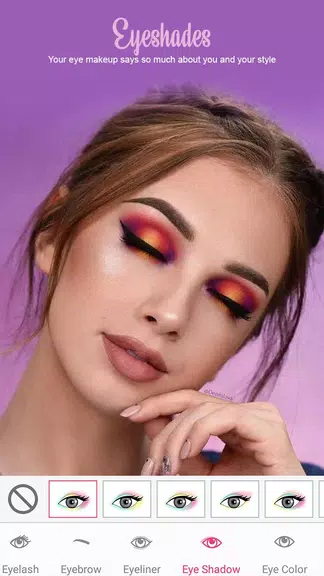 Beauty Face Makeover Camera Скриншот 1