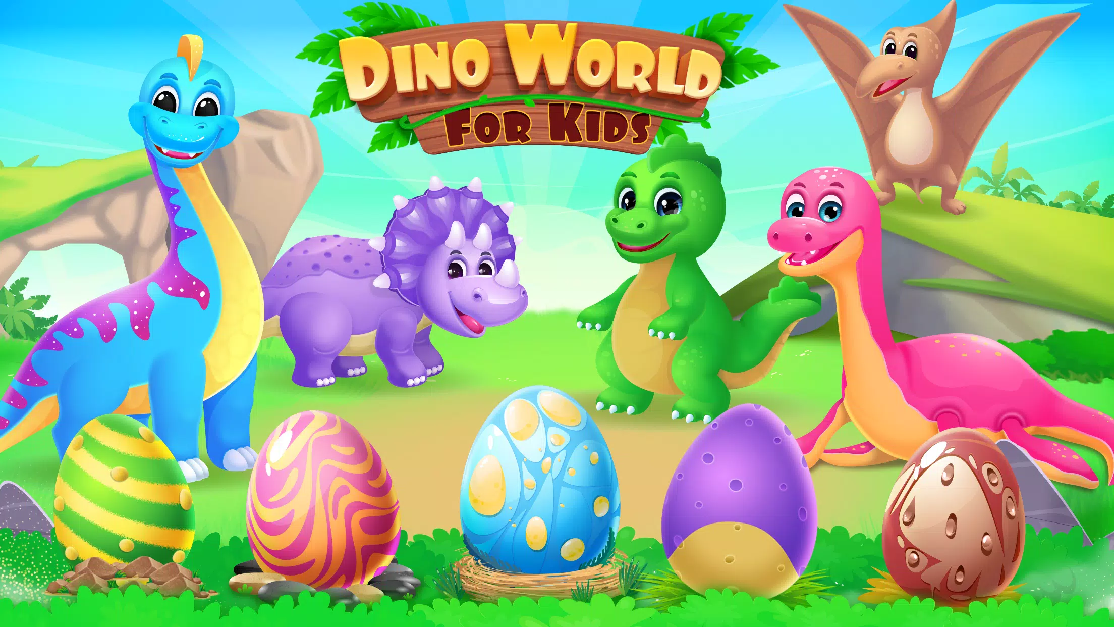 Dino World Jurassic for Kids Ekran Görüntüsü 0