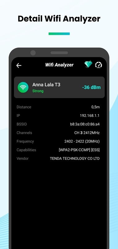 Speed Test & Wifi Analyzer Zrzut ekranu 3