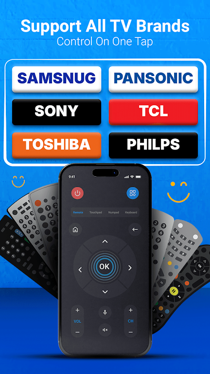 TV Remote Universal-for All TV স্ক্রিনশট 1