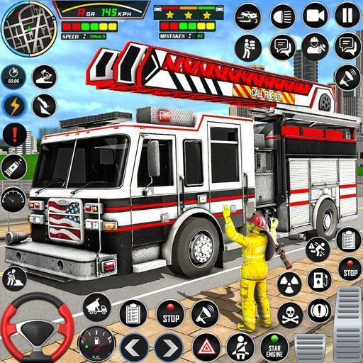 My Town : Fire station Rescue Скриншот 0