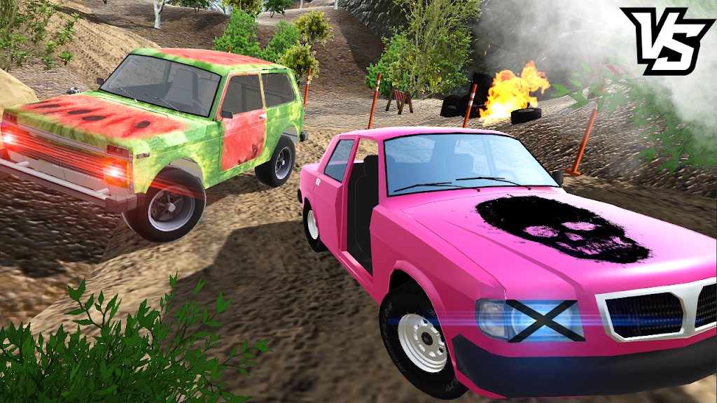 Russian Cars: Crash Simulator Captura de tela 3