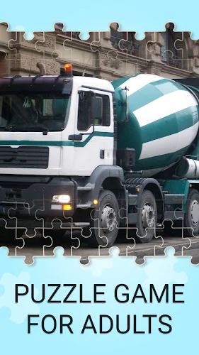 Concrete mixer truck puzzles Captura de tela 1