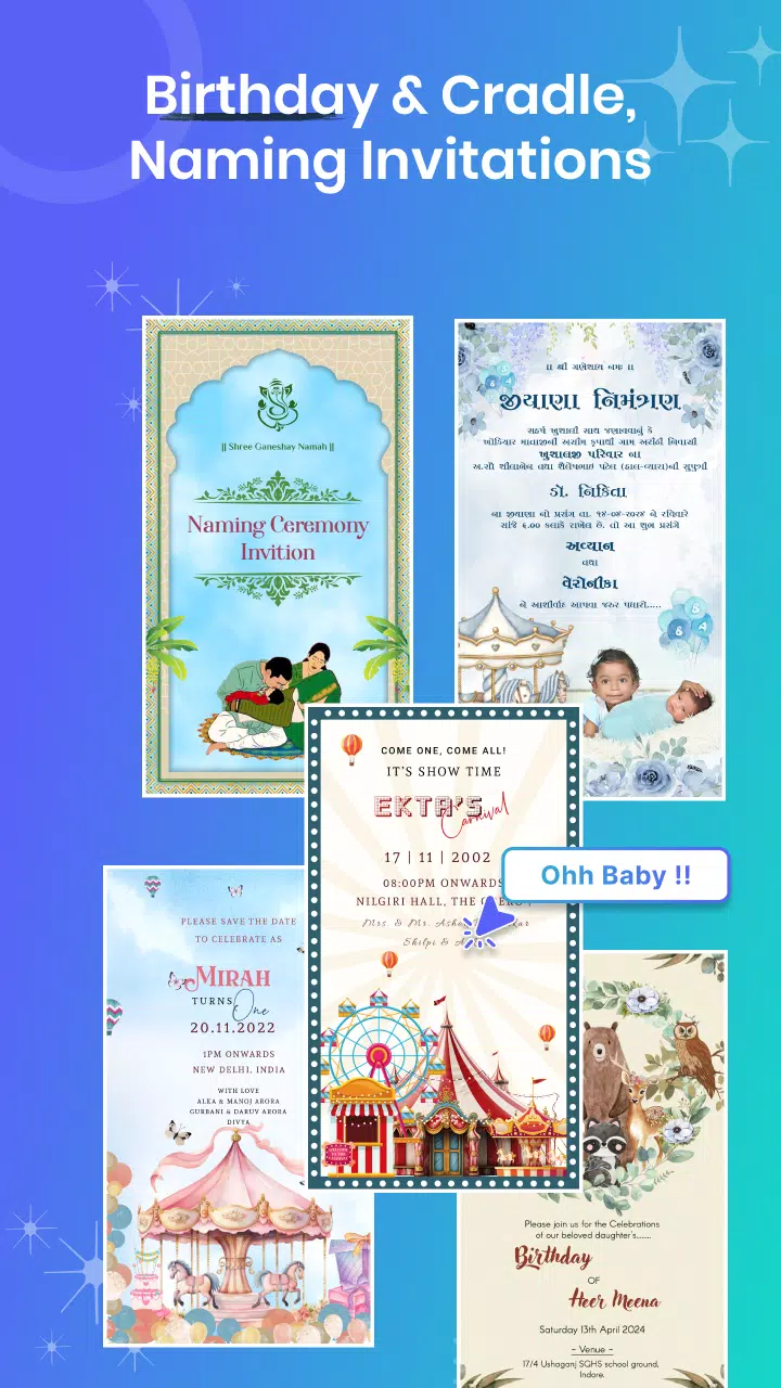 Invitation Maker - Card Design Schermafbeelding 3