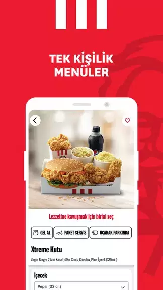 KFC Türkiye – Yemek Siparişi Screenshot 2