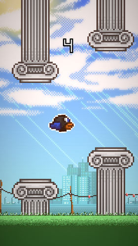 Hyper Day 4 - Flappy Bird Remake Скриншот 1