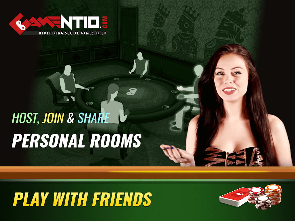 Gamentio 3D: Poker Teenpatti R スクリーンショット 2