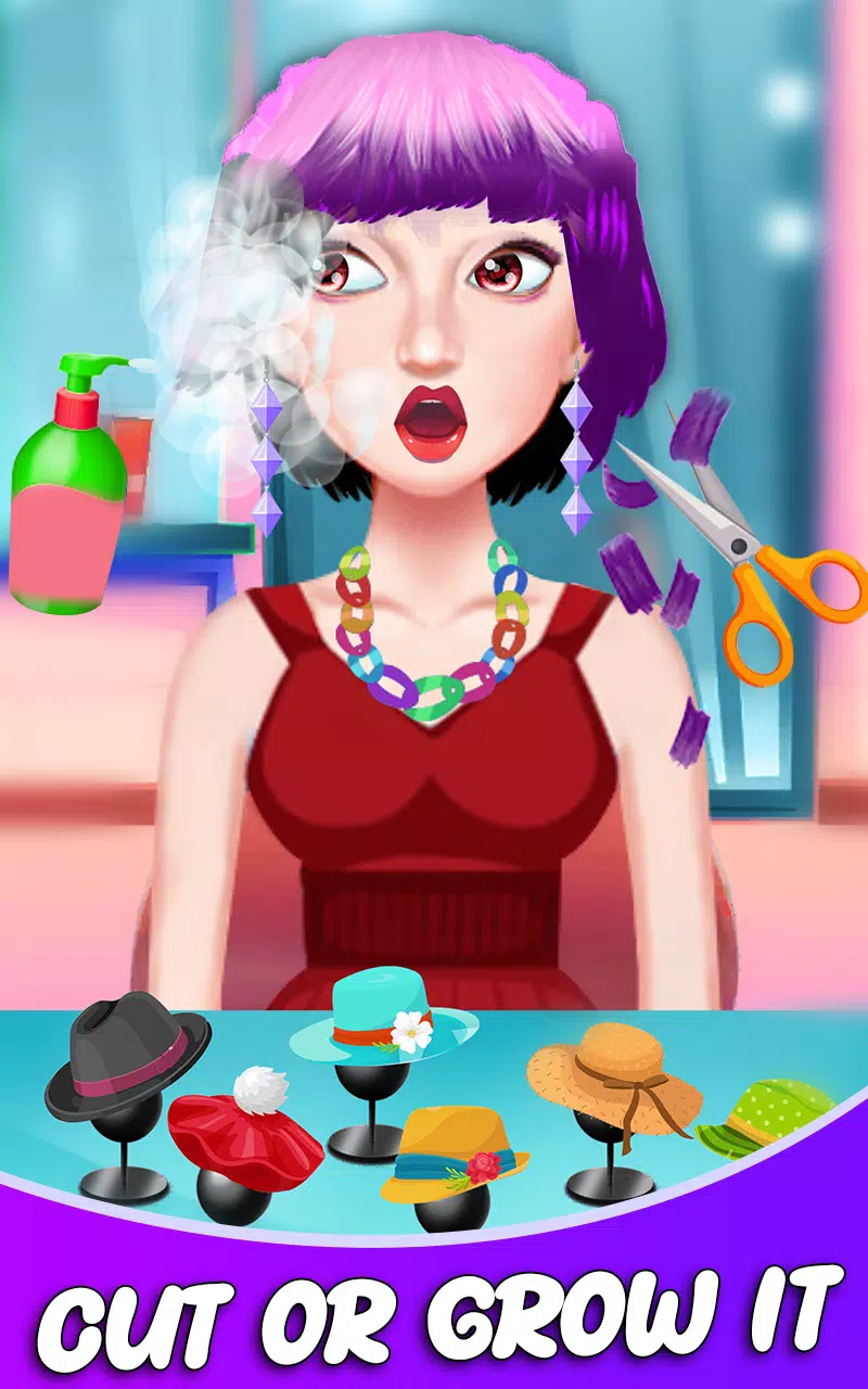 Fashion Girls Hair Salon Games Скриншот 2