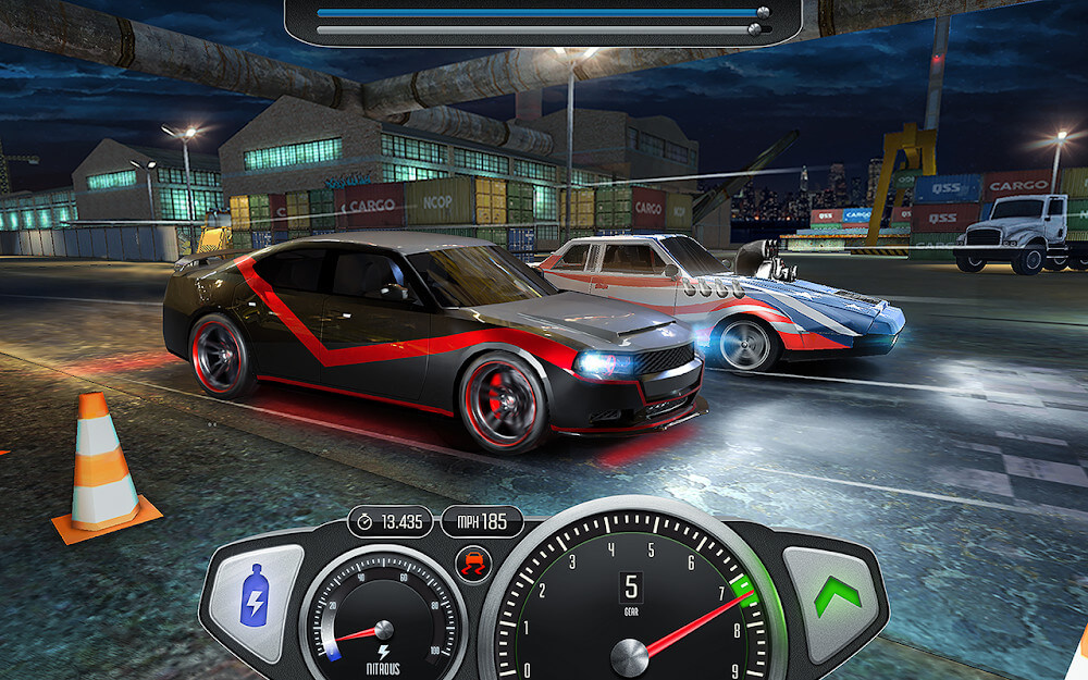 Top Speed: Drag & Fast Racing Mod ภาพหน้าจอ 0