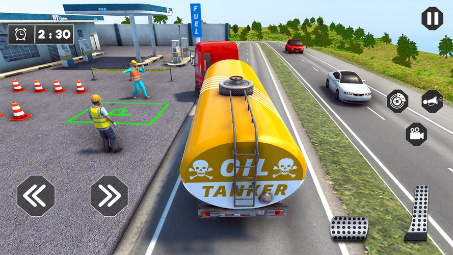 US Oil Tanker Truck Games Sim スクリーンショット 0