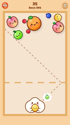 Fruit Bubble Merge and Blast Tangkapan skrin 1