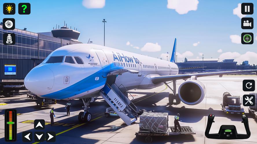 Airplane Simulator 3D Offline স্ক্রিনশট 3