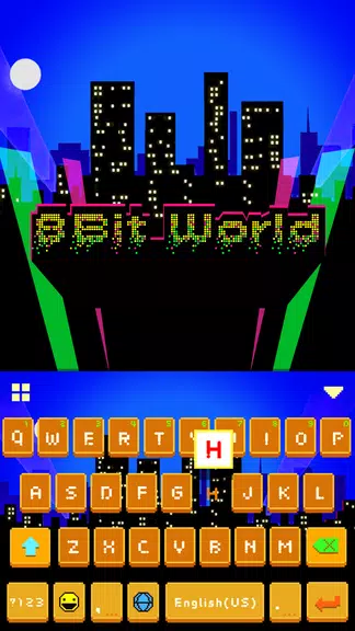 bitworld Keyboard Theme ภาพหน้าจอ 0