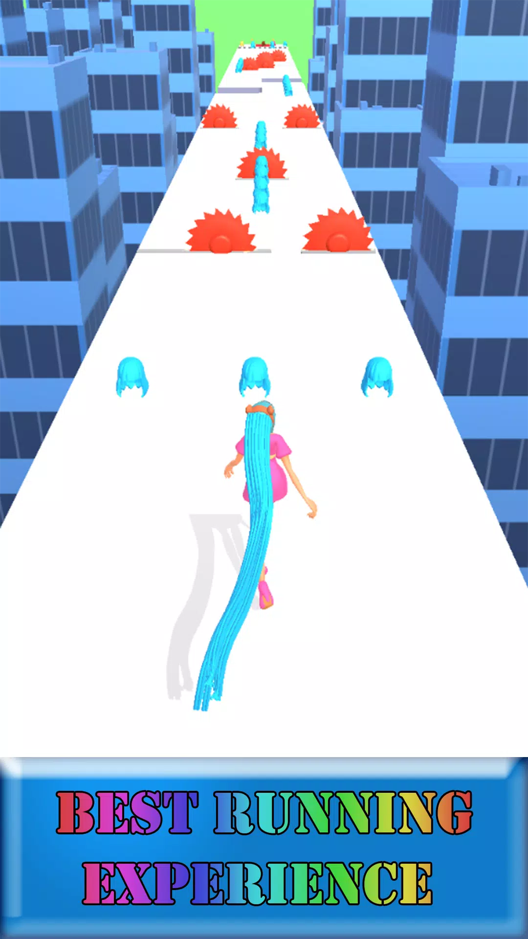 Hair Run 3D Ảnh chụp màn hình 0