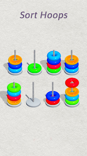 Schermata Color Hoop Sort - Color Sort 0