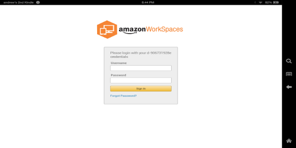 Amazon WorkSpaces 스크린샷 0