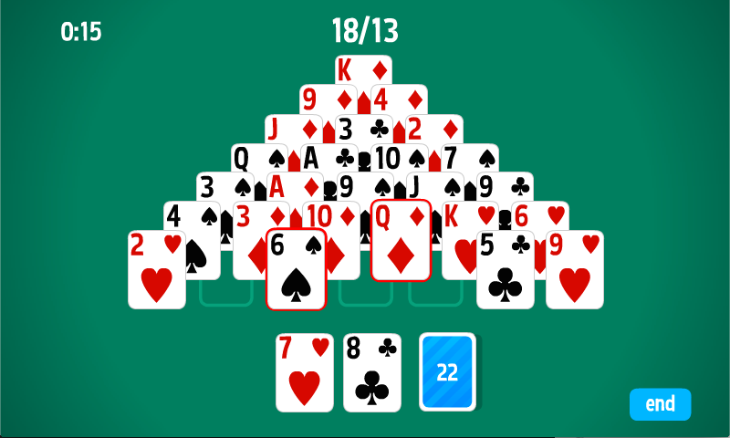 Pyramid Solitaire HD card game Zrzut ekranu 3